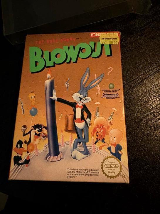 Blow-Out Bugs Bunny NES - Klassieker!, Spelcomputers en Games, Games | Nintendo NES, Gebruikt, Platform, 1 speler, Vanaf 3 jaar