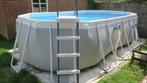 Zwembad - Intex Prism Frame Oval Premium 503 x 274 x 122 cm, Tuin en Terras, 200 tot 300 cm, Zo goed als nieuw, Ovaal, Ophalen