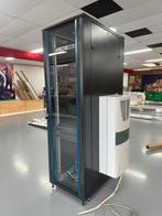 Alfaco serverkast/patchkast op wielen, Ophalen, Gebruikt, Glas, Plaatstaal