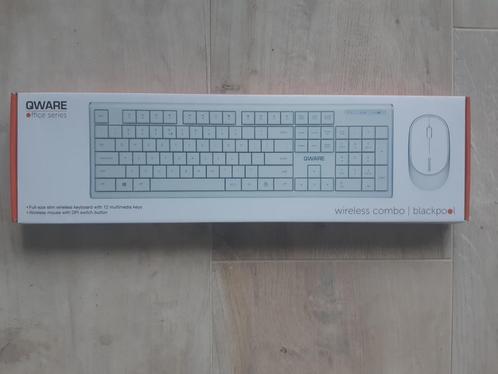 QWARE Toetsenbord en muis (draadloze set), Computers en Software, Toetsenborden, Nieuw, Qwerty, Draadloos, Toetsenbord en muis-set