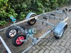 Grote gegalvaniseerde 750 kg kanteltrailer., Watersport en Boten, Boottrailers, Minder dan 1500 kg, Gebruikt, Overige typen, Minder dan 6 meter