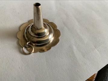 Antiek zilveren miniatuur trechter19e eeuw, poppenhuis goed. beschikbaar voor biedingen