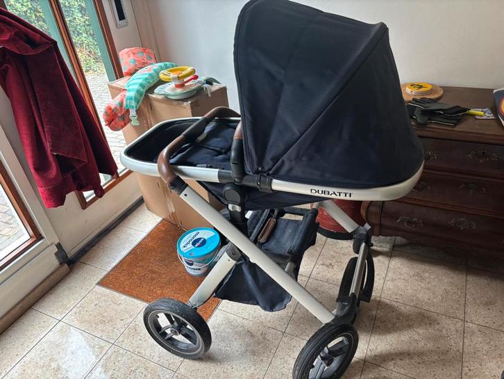 Dubatti One kinderwagen Navy Blue, Kinderen en Baby's, Kinderwagens en Combinaties, Gebruikt, Combiwagen, Overige merken, Duowagen