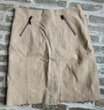 Beige Leren Rok Steps Maat S, Kleding | Dames, Rokken, Beige, Ophalen of Verzenden, Zo goed als nieuw, Knielengte