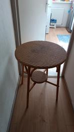 rotan, Huis en Inrichting, Tafels | Eettafels, Ophalen, Gebruikt, 50 tot 100 cm, Rond