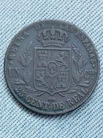 Spanje 25 Centimos de Real 1857 Isabella II, Verzenden, Overige landen, Losse munt