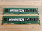 8GB (2x 4gb) Samsung 1Rx8 PC3-12800U-11-12-A1 1333Mhz ddr3, Gebruikt, 8 GB, DDR3, Ophalen of Verzenden