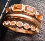 Prachtige Dyrberg Kern ring met steentjes mt III (18.15), Sieraden, Tassen en Uiterlijk, Ringen, Nieuw, Goud, Overige materialen