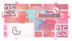 25 gulden 5-4-1989 roodborstje UNC, Postzegels en Munten, Bankbiljetten | Nederland, Los biljet, Ophalen of Verzenden, 25 gulden