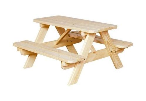 Kinder picknicktafel Jimmy | Naturel | Sens-Line, Tuin en Terras, Picknicktafels, Nieuw, Rechthoekig, Ophalen of Verzenden