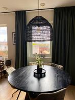 WOOOD Rhonda Eettafel - Ø 130 cm - Zwart, Ophalen, Gebruikt, Vijf personen of meer, 100 tot 150 cm