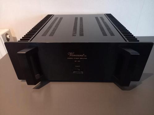 VINCENT SP-331 BUIZEN/HYBRIDE POWER-AMP RINGTRAFO 2X150 WATT, Audio, Tv en Foto, Buizenversterkers, Versterker, Ophalen