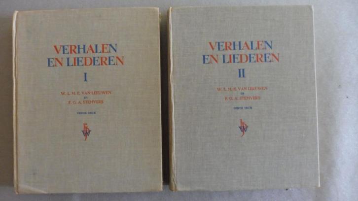 Van Leeuwen en Stemvers - Verhalen en Liederen I + II, Boeken, Schoolboeken, Gelezen, Nederlands, HAVO, Ophalen