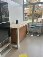 Tafels/bureaus en podiumdelen, Ophalen, In hoogte verstelbaar, Gebruikt, Bureau