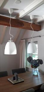 2 Glazen hanglampen., Ophalen