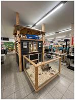 Dierenverblijf met glazen uitloop., Ophalen, 110 cm of meer, Zo goed als nieuw, 90 cm of meer