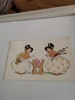 2 DAMETJES  BIJ 2 PAASHAASJES MET EI, Ophalen of Verzenden, 1920 tot 1940