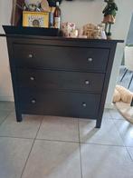 Ikea ladekast zwart/bruin, Huis en Inrichting, Kasten | Ladekasten, Ophalen, Gebruikt, 50 tot 100 cm, 3 of 4 laden