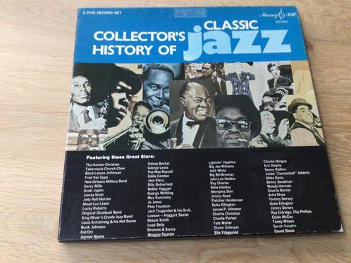 Collectors History of classic jazz 5 lp’s, Cd's en Dvd's, Vinyl | Jazz en Blues, Zo goed als nieuw, Jazz, 1960 tot 1980, Ophalen of Verzenden