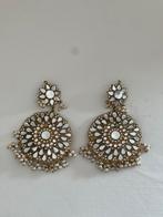 Indian bollywood kundan oorbellen, Ophalen of Verzenden, Nieuw, Overige materialen