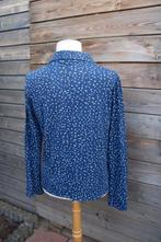 Blouse donkerblauw/ wit Heart mt 16/18 Xl/XXL Vaste prijs, Blauw, Heart, Maat 46/48 (XL) of groter, Ophalen of Verzenden