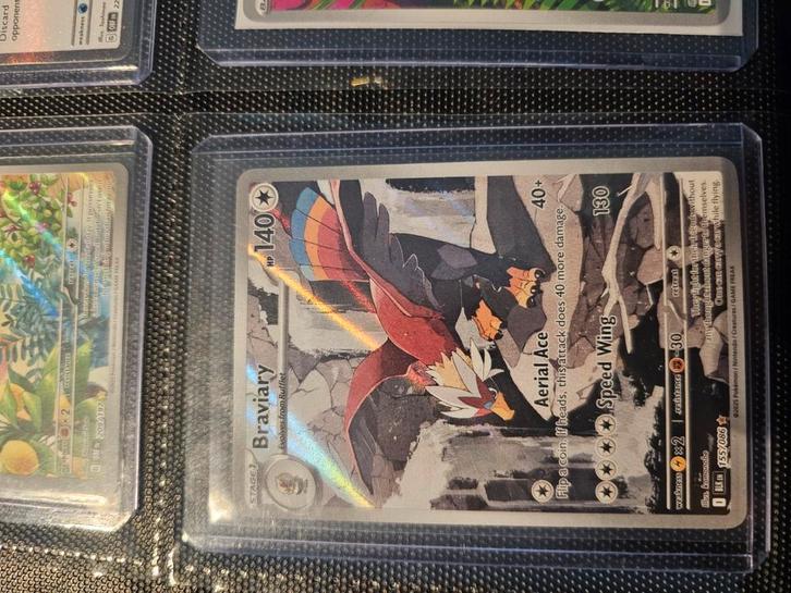Braviairy illustration rare blk black bolt, Hobby en Vrije tijd, Verzamelkaartspellen | Pokémon, Zo goed als nieuw, Ophalen of Verzenden