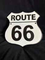 Route 66, gietijzer ,reclame plaat ., Verzamelen, Merken en Reclamevoorwerpen, Ophalen of Verzenden, Reclamebord