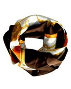 Vintage designer foulard, shawl, bruin/oranje/wit/goud, Kleding | Dames, Mutsen, Sjaals en Handschoenen, Vintage Designer, Sjaal