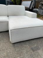!!ACTIE!! Teddy stof U bank, gratis levering, Verzenden, 300 cm of meer, Metaal, Zo goed als nieuw