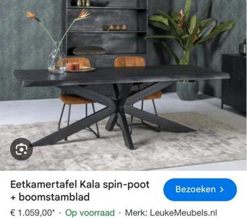 Mooie eettafel Kala 220x100  i.z.g.st. beschikbaar voor biedingen