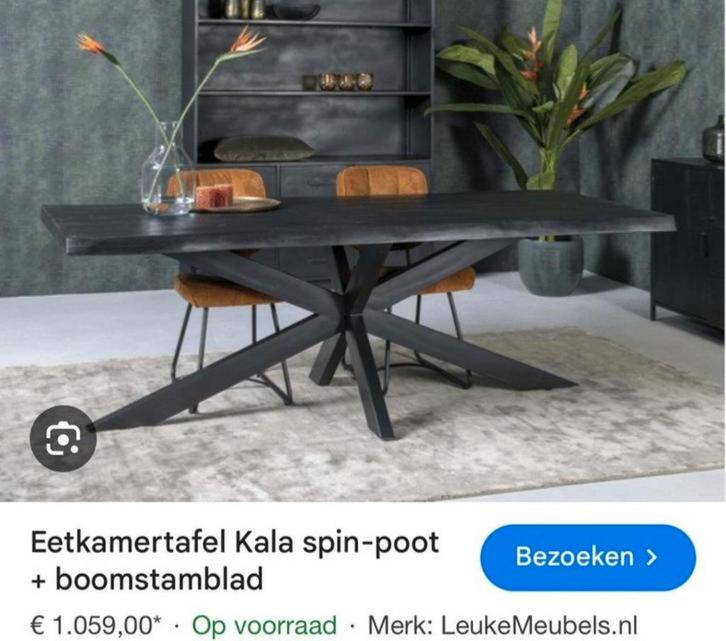 Mooie eettafel Kala 220x100  i.z.g.st., Huis en Inrichting, Tafels | Eettafels, Zo goed als nieuw, 200 cm of meer, 200 cm of meer