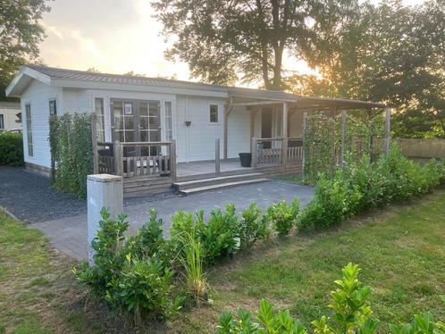Prachtig chalet op mooie camping in drenthe!, Caravans en Kamperen, Stacaravans, tot en met 2, Ophalen