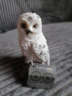 Nieuw Farmwood  beeldje Sneeuwuil  9cm, Ophalen of Verzenden, Nieuw, Dier
