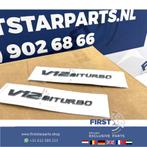 V12 BI TURBO zijscherm EMBLEEM LOGO BADGE Mercedes BI TURBO, Gebruikt, -, Voor, Ophalen of Verzenden