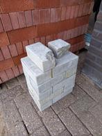 Licht grijze betonklinkers 21x10,5cm dikte 7cm 16 stuks, Tuin en Terras, Tegels en Klinkers, Minder dan 5 m², Beton, Zo goed als nieuw