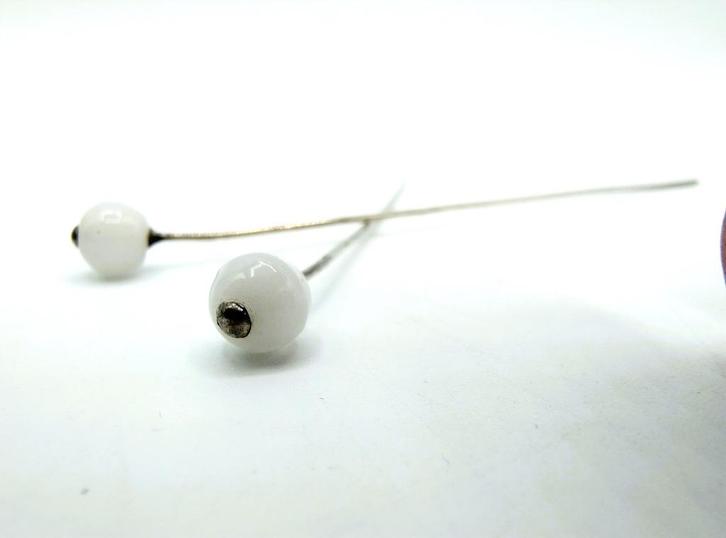 Zilveren mutsenspelden, 19e eeuws, Sieraden, Tassen en Uiterlijk, Antieke sieraden, Overige typen, Zilver, Verzenden