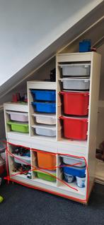 1x Trofast Ikea kast met bakken, Ophalen, Gebruikt, 50 tot 100 cm, Minder dan 100 cm