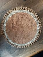 Vloerkleed Hana terra-kleur, Ophalen, Bruin, Rond, Zo goed als nieuw