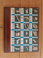 Oude Leesplank met Letterdoos - Jaren '50 aap roos zeef, Ophalen of Verzenden