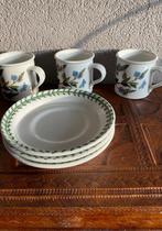 Portmeirion Botanic Garden kop en schotels, Ophalen of Verzenden, Zo goed als nieuw, Overige stijlen, Kop(pen) en/of Schotel(s)