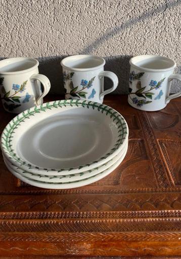 Portmeirion Botanic Garden kop en schotels beschikbaar voor biedingen