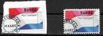 2 X SAND PORT BETAALD GESTEMPELD, Postzegels en Munten, Postzegels | Nederland, Ophalen of Verzenden, Na 1940, Gestempeld