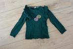 B.Nosy - Groene longsleeve - 110, Kinderen en Baby's, Kinderkleding | Maat 110, Gebruikt, B.Nosy, Meisje, Ophalen of Verzenden