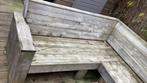 Hoekbank XXL, Tuin en Terras, Ophalen, Gebruikt, Hout