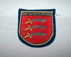 Vintage geborduurd embleem Essex. Izgs., Verzamelen, Ophalen of Verzenden, Zo goed als nieuw