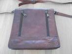 Schoudertas leer, bruin , Overige merken, Gebruikt, Bruin, Ophalen of Verzenden