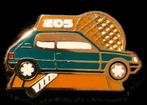 Peugeot 205 tennis pin- emaille, Verzenden, Nieuw, Transport, Speldje of Pin