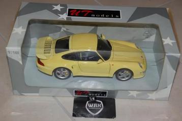 1:18 PORSCHE 911 993 TURBO S yellow UT models WRH beschikbaar voor biedingen