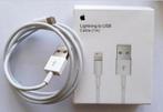 Apple lightning naar usb kabel - A1480 (NIEUW), Telecommunicatie, Mobiele telefoons | Apple iPhone, Verzenden, Nieuw, Zwart, 32 GB