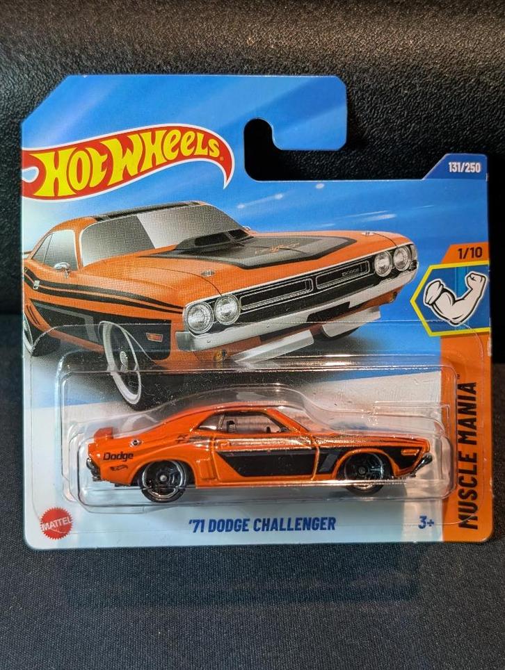 Hot Wheels '71 Dodge Challenger, Hobby en Vrije tijd, Modelauto's | Overige schalen, Nieuw, Auto, Ophalen of Verzenden